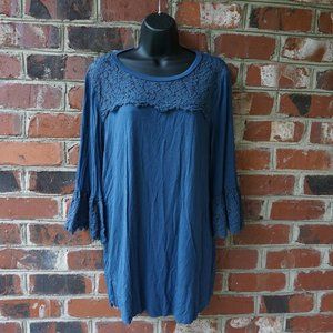 Women's Blue Suzanne Betro Tunic